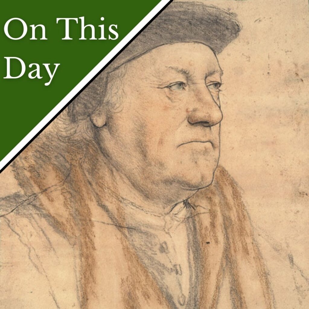 Sketch of George Neville, 3rd Baron Bergavenny, by Hans Holbein the Younger
