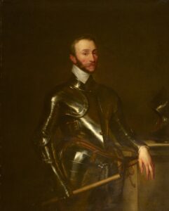 Henry Percy, 8th Earl of Northumberland (c.1532-1585) by Sir Anthony Van Dyck, a posthumous three-quarter length portrait