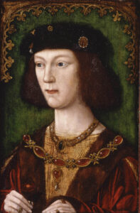 A portrait of Henry VIII from 1509 by Meynnart Wewyck