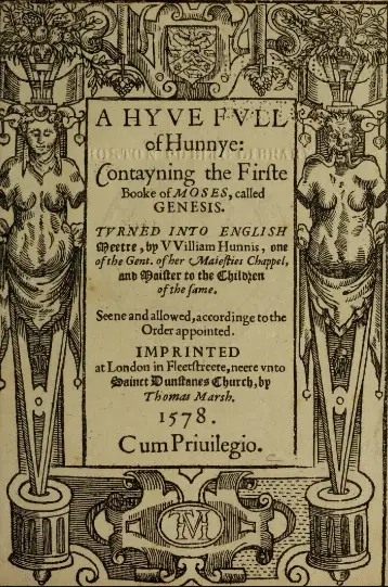 June 6 Musician William Hunnis The Tudor Society
