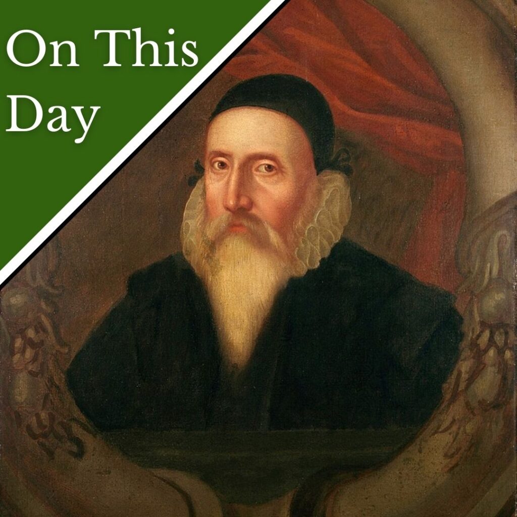 A portrait of John Dee by an unknown artist