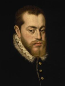 A portrait of Philip of Spain by Anthonis Mor
