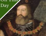 Detail of Charles Brandon from the portrait of him and his wife, Mary Tudor
