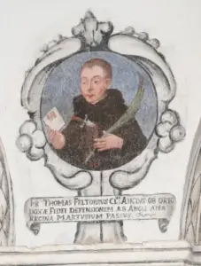 Fresco of Blessed Thomas Felton by Greco Bernardino