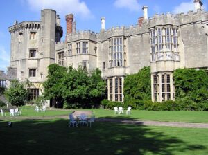 A photo of the west front of Thornbury Castle