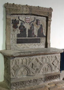 Tomb of Sir Thomas Heneage, St Mary's church, Hainton by J Hannan- Briggs