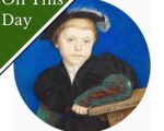A miniature of Henry Brandon, 2nd Duke of Suffolk, by Hans Holbein the Younger.