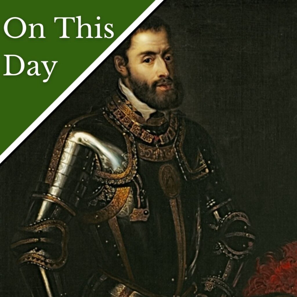 A portrait of Charles V, Holy Roman Emperor