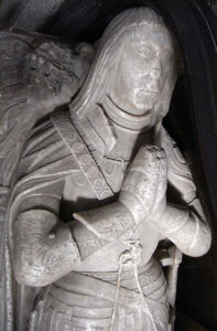 Effigy of Robert Willoughby, 1st Baron Willoughby de Broke, at St Mary's Church, Callington, Cornwall