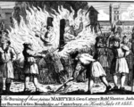 he burning of George Catmer, Robert Streater, Anthony Burward and George Broadbridge at Canterbury