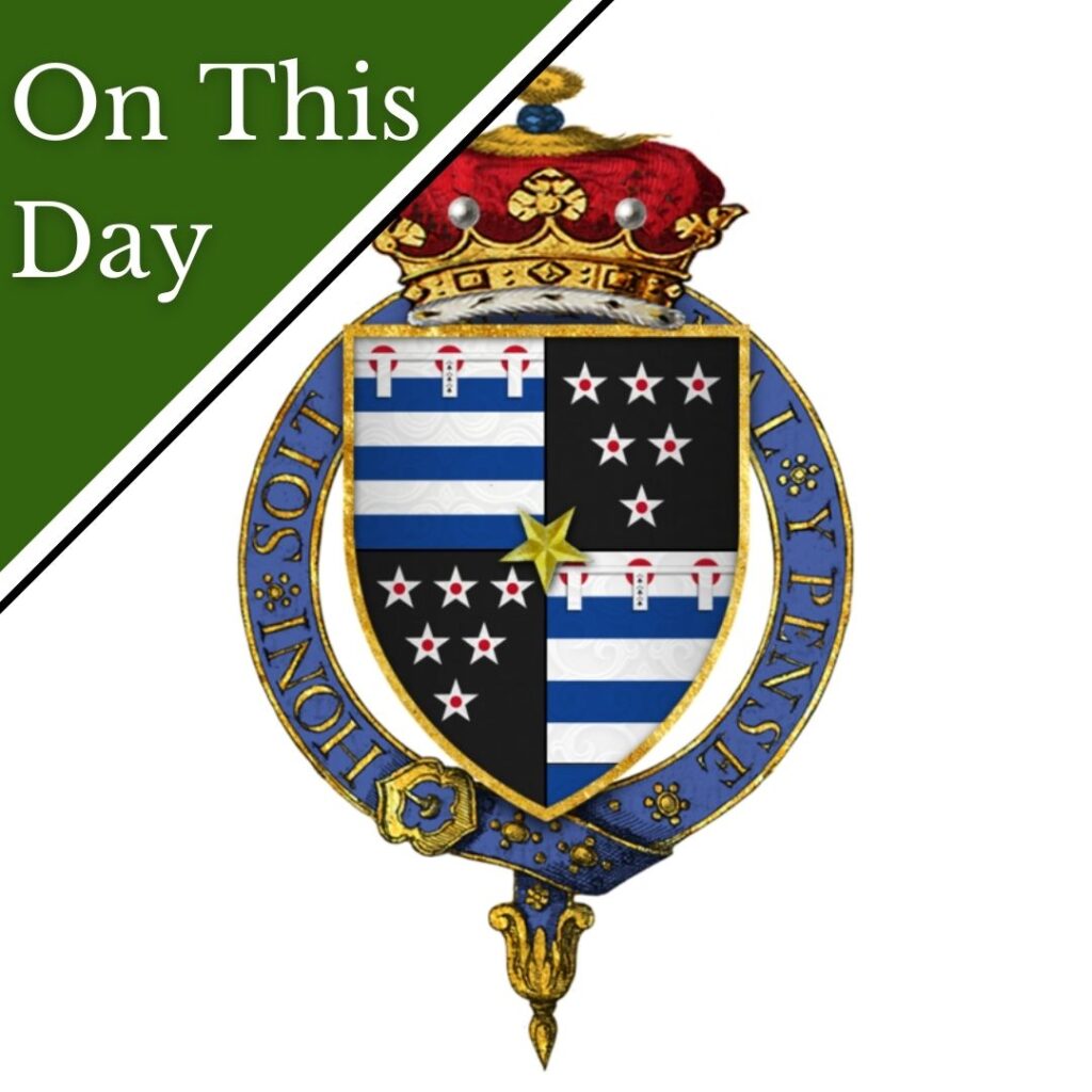Coat of arms of Thomas Grey, 2nd Marquess of Dorset, by Rs-nourse, Wikimedia Commons.