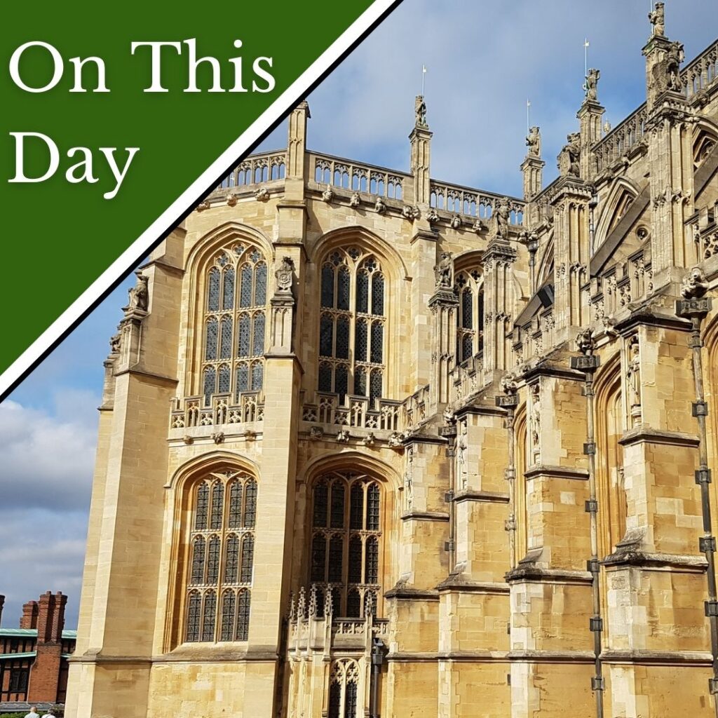 A photo of St George's Chapel, Windsor Castle, resting place of William Fitzwilliam