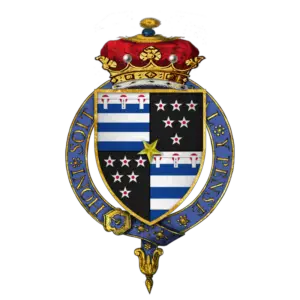 Coat of arms of Thomas Grey, 2nd Marquess of Dorset, by Rs-nourse, Wikimedia Commons.