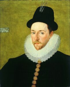 A portrait of Peregrine Bertie by Robert Peake the Elder