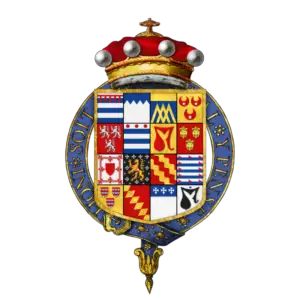 Arms of Arthur Grey, 14th Baron Grey of Wilton