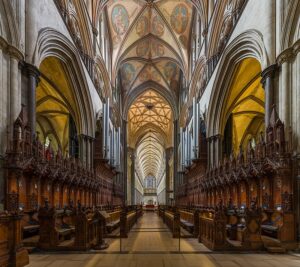 Salisbury Cathedral Choir, photo by Diliff, Wikimedia Commons