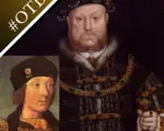 Portraits of an older Henry VIII and a younger Henry VII