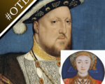 A portrait of Henry VIII and a miniature of Anne of Cleves, both by Holbein