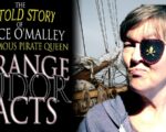 The thumbnail for my video on pirate queen Grace O'Malley showing me with a pirate eye patch