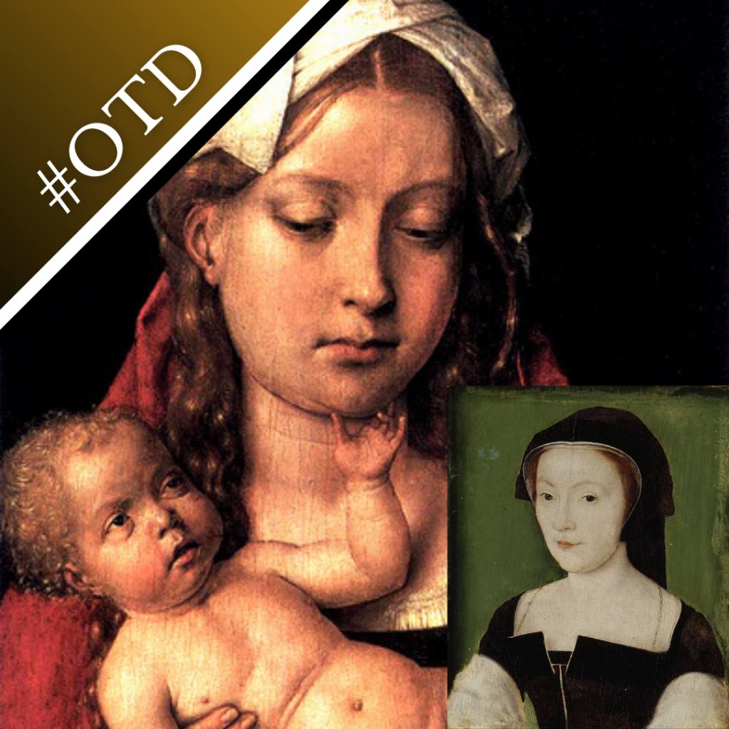 Madonna and Child by Michel Sittow, and a portrait of Marie de Guise