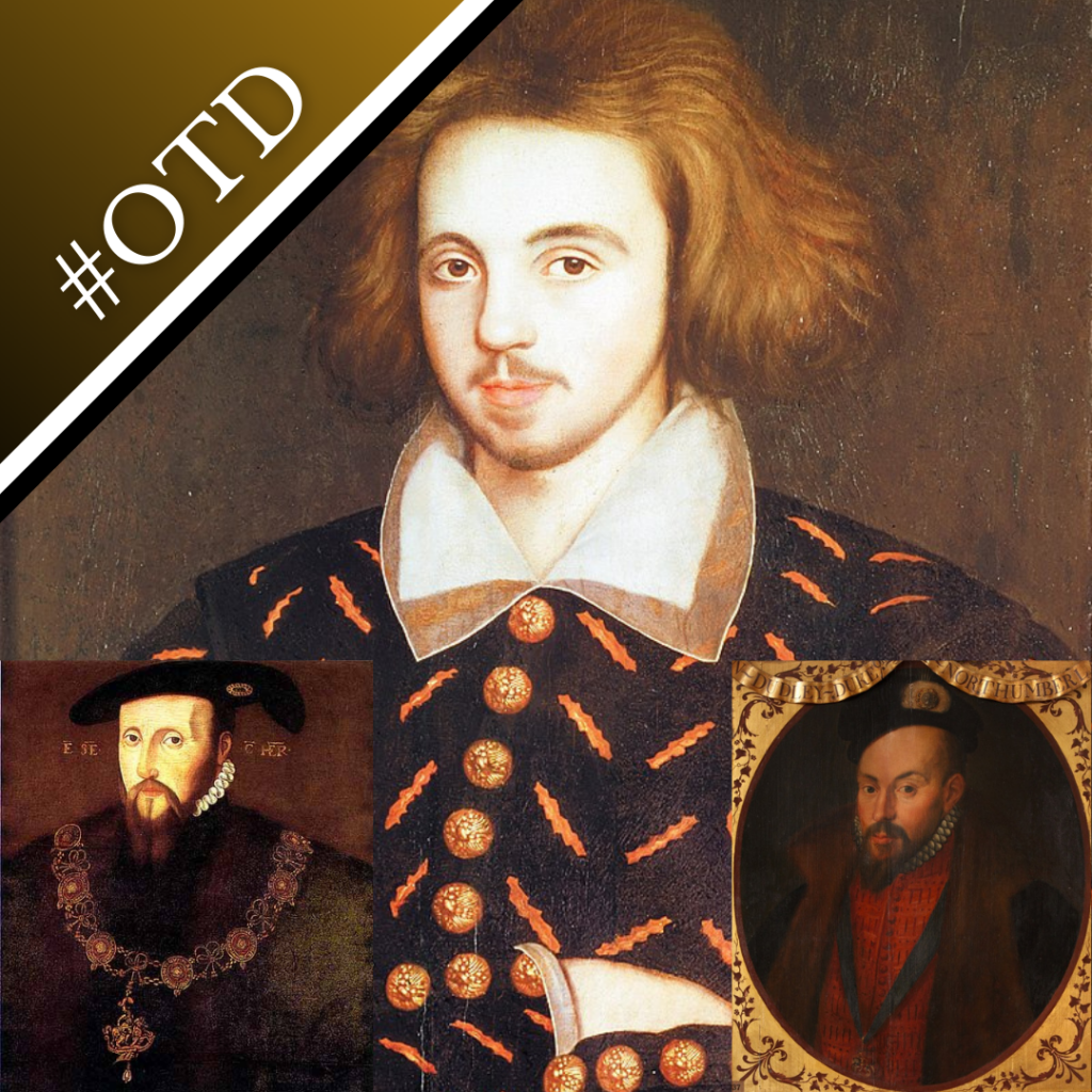 Portraits of Christopher Marlowe, Edward Seymour and John Dudley