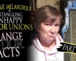 The thumbnail image for my video on unhappy Tudor marriages - a photo of me looking sad