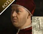 A portrait of Pope Leo X and Giles Fletcher's work "The History of Russia"