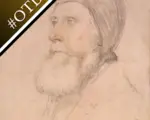 A preparatory sketch of Sir John Russell by Holbein