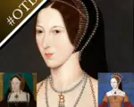 Portraits of Anne Boleyn, Catherine of Aragon and a young Mary I