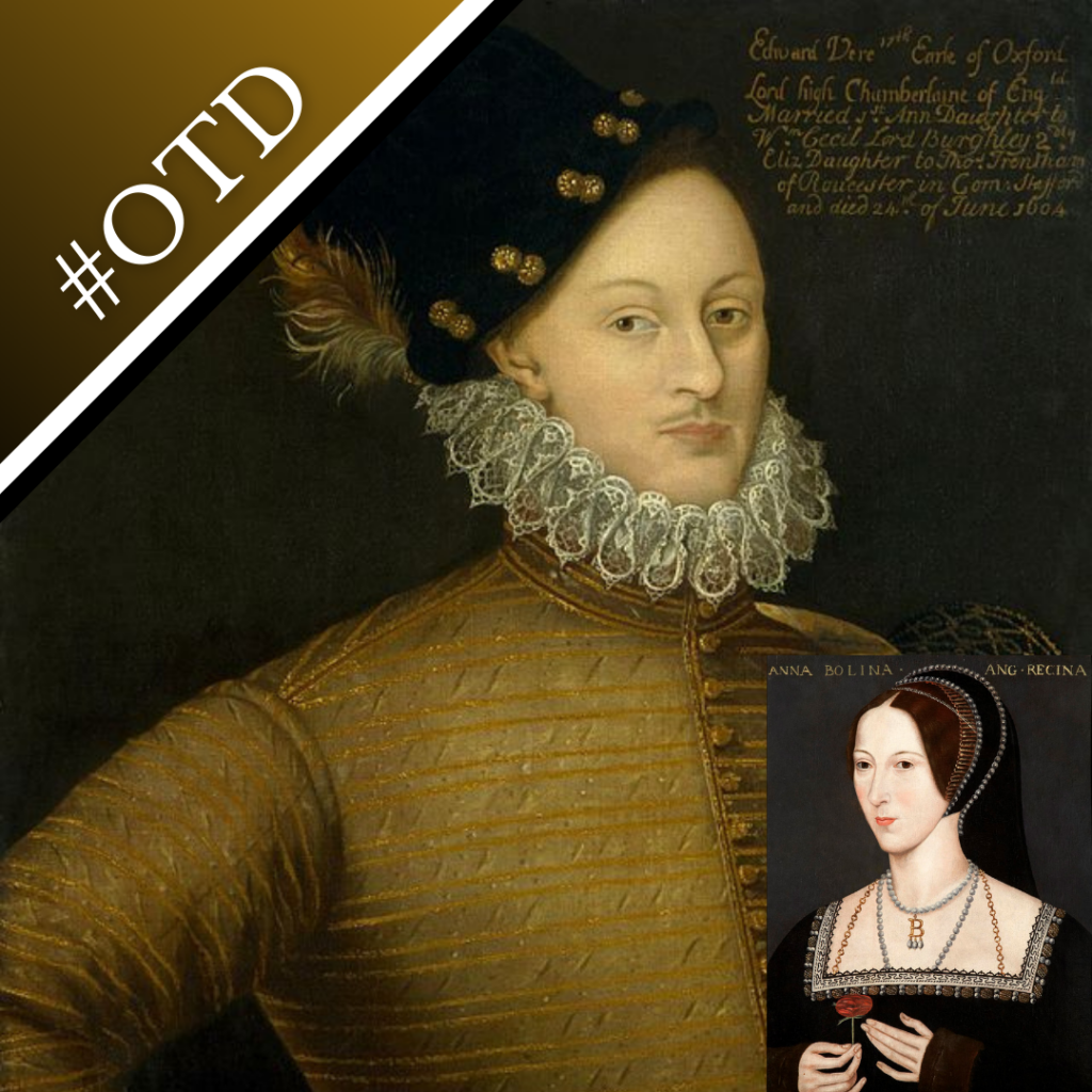 Portraits of Edward de Vere and Anne Boleyn