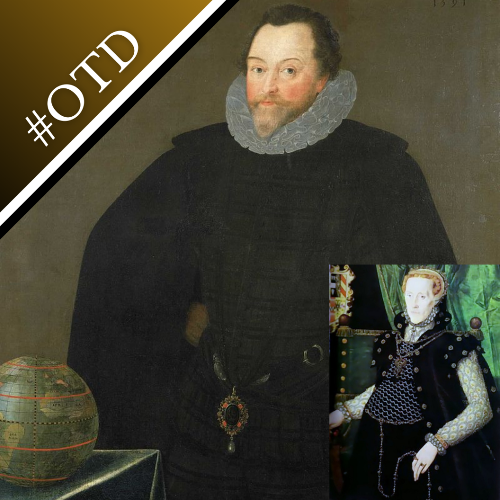 Portraits of Francis Drake and Mildred Cecil